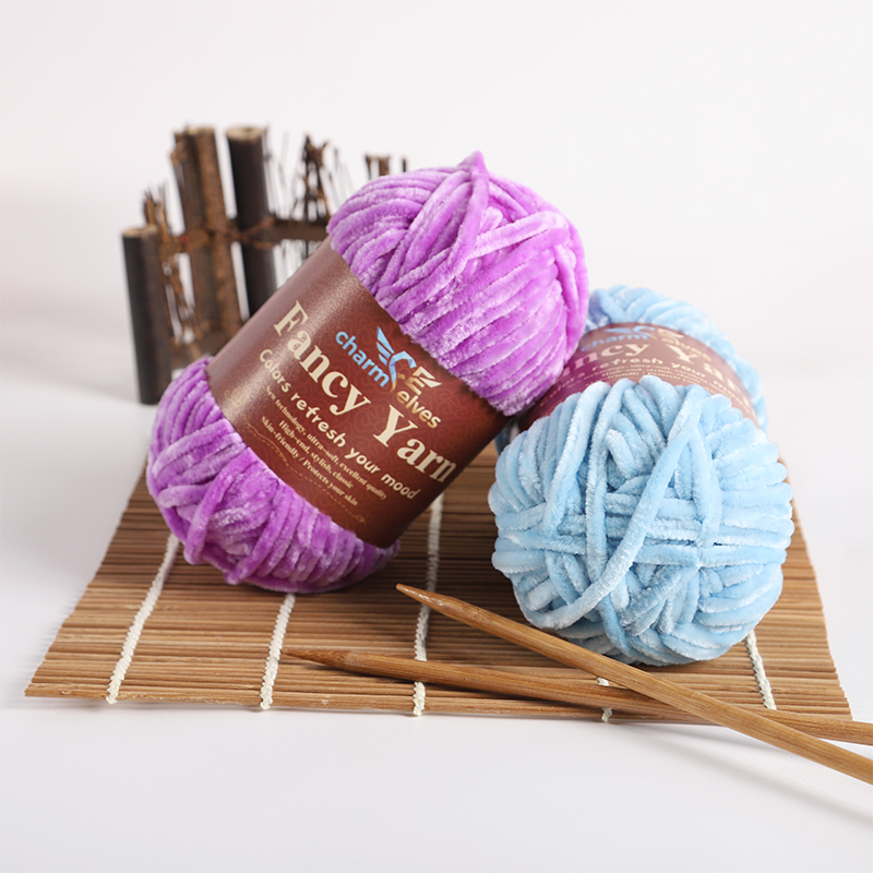 Woven Scarf Blanket - Confezione da 2 filati di ciniglia