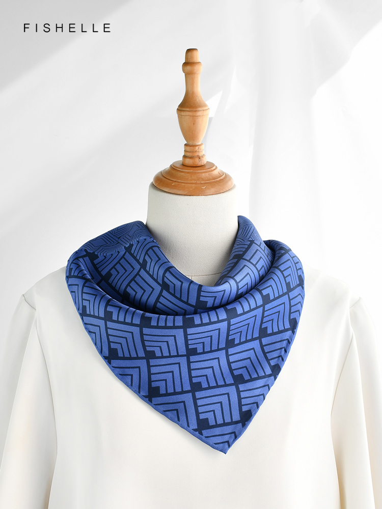 Cinese classico blu bianco por - Silk Neck Scarf recensione e prezzo